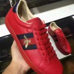 Gucci Ace embroidered snake sneaker red 429446 