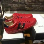 Gucci Ace embroidered snake sneaker red 429446 