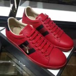 Gucci Ace embroidered snake sneaker red 429446 