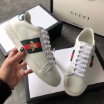 Gucci Ace embroidered snake sneaker white 429446 