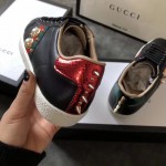 Gucci Ace studded leather sneaker black 431887