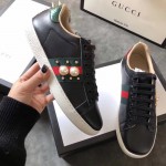 Gucci Ace studded leather sneaker black 431887