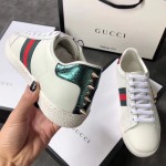 Gucci Ace studded leather sneaker white 431887