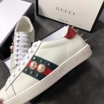 Gucci Ace studded leather sneaker white 431887