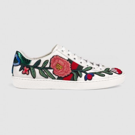 Gucci Ace embroidered sneaker white 431917