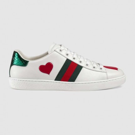 Gucci Ace embroidered sneaker white 435638