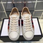 Gucci Ace sneaker with flames white 440724