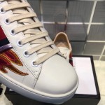 Gucci Ace sneaker with flames white 440724