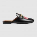 Gucci Princetown leather slipper black 449267