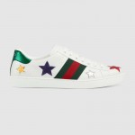 Gucci Ace metallic sneaker white 452502