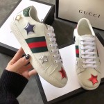 Gucci Ace metallic sneaker white 452502