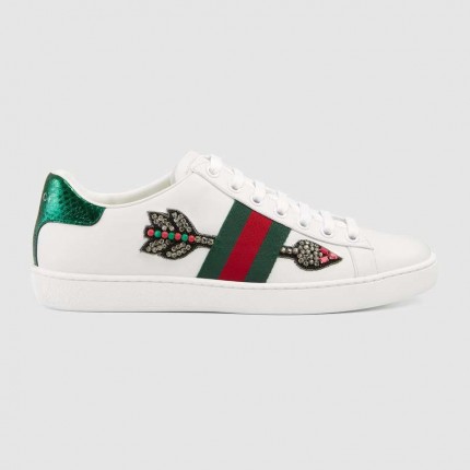 Gucci Ace embroidered sneaker white 454551