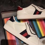 Gucci Ace sneaker with removable patches white 478190