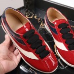 Gucci Falacer patent leather sneaker with Web 483267