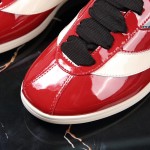 Gucci Falacer patent leather sneaker with Web 483267