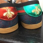 Gucci Falacer lurex GG sneaker with Web 492738