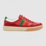 Gucci Leather and nylon sneaker red 494761