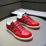 Gucci Leather and nylon sneaker red 494761