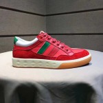 Gucci Leather and nylon sneaker red 494761