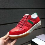 Gucci Leather and nylon sneaker red 494761