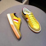 Gucci Leather and nylon sneaker yellow 494761