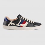 Gucci Ace embroidered sneaker black 497276