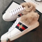 Gucci Ace sneaker with wool white 498199