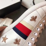 Gucci Ace sneaker with bees and stars white 498205