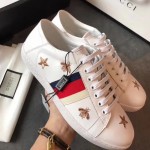 Gucci Ace sneaker with bees and stars white 498205