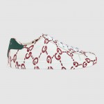 Gucci Ace sneaker with GG print white 498216