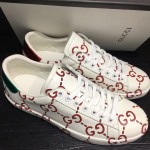 Gucci Ace sneaker with GG print white 498216