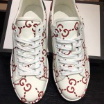 Gucci Ace sneaker with GG print white 498216