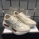 Gucci rhyton gucci logo leather sneaker 500877