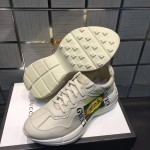 Gucci rhyton gucci logo leather sneaker 500878