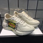 Gucci rhyton gucci logo leather sneaker 500878