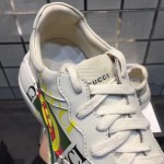 Gucci rhyton gucci logo leather sneaker 500878