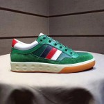 Gucci Leather and nylon sneaker green 501215