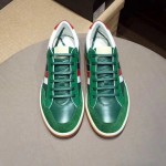 Gucci Leather and nylon sneaker green 501215