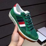 Gucci Leather and nylon sneaker green 501215