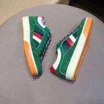 Gucci Leather and nylon sneaker green 501215