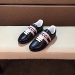 Gucci stripe leather sneaker black 523469