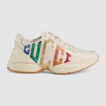 Gucci Rhyton glitter Gucci leather sneaker 524990