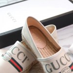 Gucci logo canvas espadrille 525882