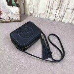 Gucci Soho leather disco bag black 308364 