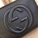 Gucci Soho leather disco bag black 308364 