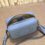 Gucci Soho leather disco bag blue 308364