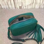 Gucci Soho leather disco bag dark green 308364