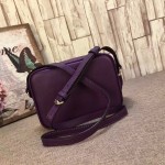 Gucci Soho leather disco bag dark purple 308364