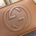 Gucci Soho leather disco bag light brown 308364