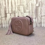 Gucci Soho leather disco bag nude 308364